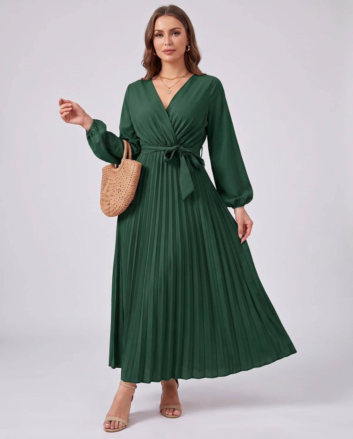 Romilly Maxi Dresses — Green
