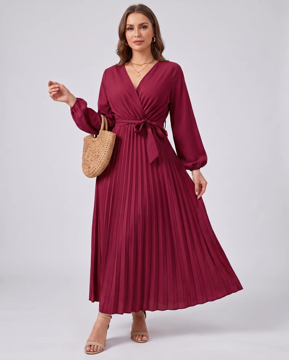 Romilly Maxi Dresses — Red