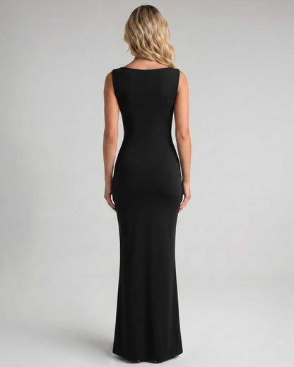Ramblion Romy maxi dress — square neck neckline · styled view 8 · styled for prom season