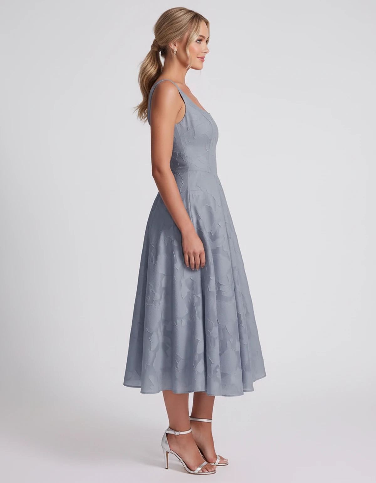 Rosalind Midi Dresses — Dusty Blue | SKU: RB-90b0a6-dustyb76-2,RB-90b0a6-dustyb76-4,RB-90b0a6-dustyb76-6,RB-90b0a6-dustyb76-8,RB-90b0a6-dustyb76-10,RB-90b0a6-dustyb76-12,RB-90b0a6-dustyb76-14,RB-90b0a6-dustyb76-16,RB-90b0a6-dustyb76-16W,RB-90b0a6-dustyb76-18W,RB-90b0a6-dustyb76-20W,RB-90b0a6-dustyb76-22W