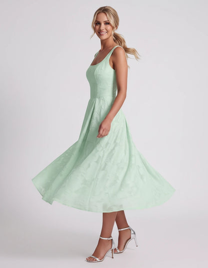 Rosalind Midi Dresses — Mint Green | SKU: RB-90b0a6-mintgrea-2,RB-90b0a6-mintgrea-4,RB-90b0a6-mintgrea-6,RB-90b0a6-mintgrea-8,RB-90b0a6-mintgrea-10,RB-90b0a6-mintgrea-12,RB-90b0a6-mintgrea-14,RB-90b0a6-mintgrea-16,RB-90b0a6-mintgrea-16W,RB-90b0a6-mintgrea-18W,RB-90b0a6-mintgrea-20W,RB-90b0a6-mintgrea-22W