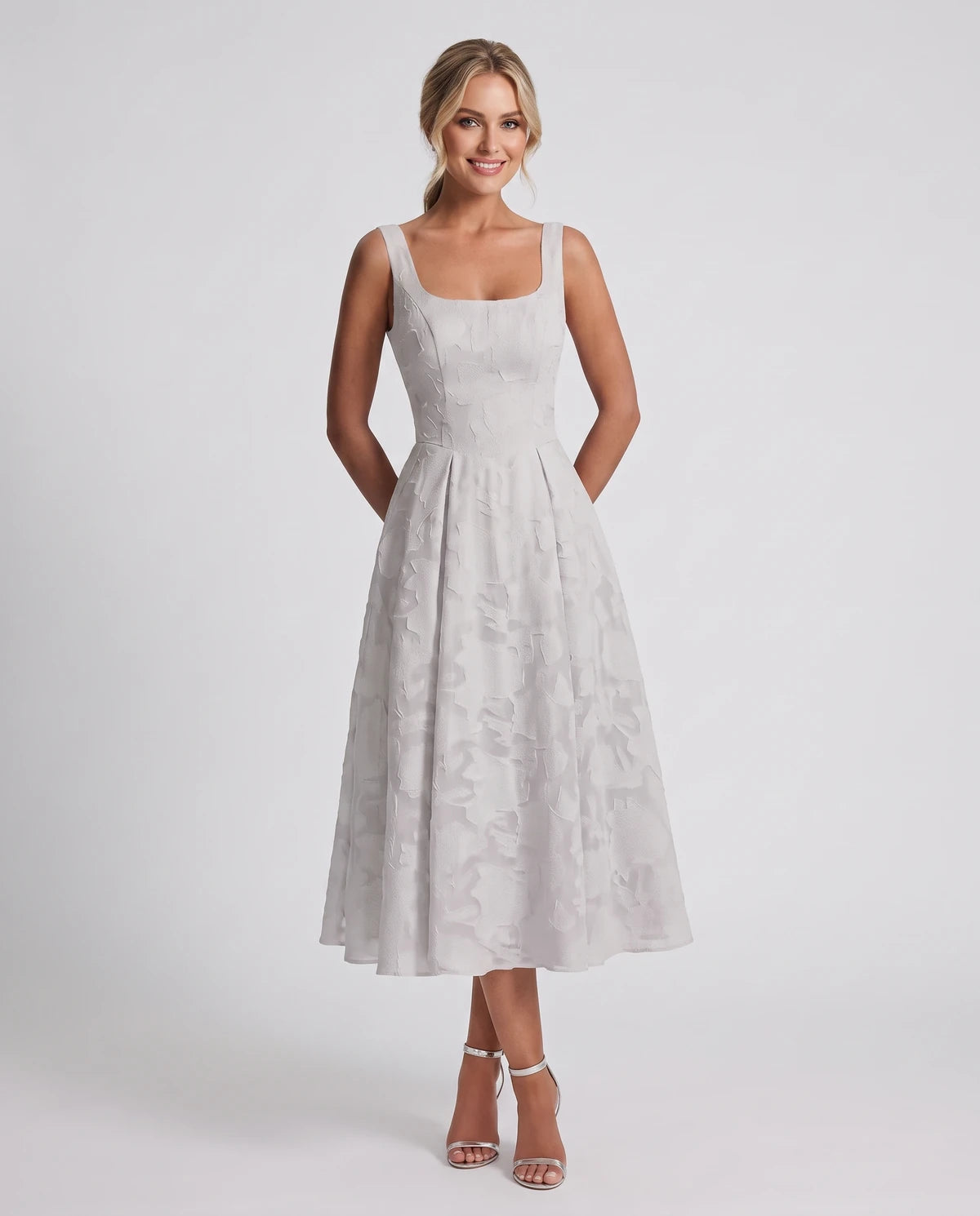 Rosalind Midi Dresses — White