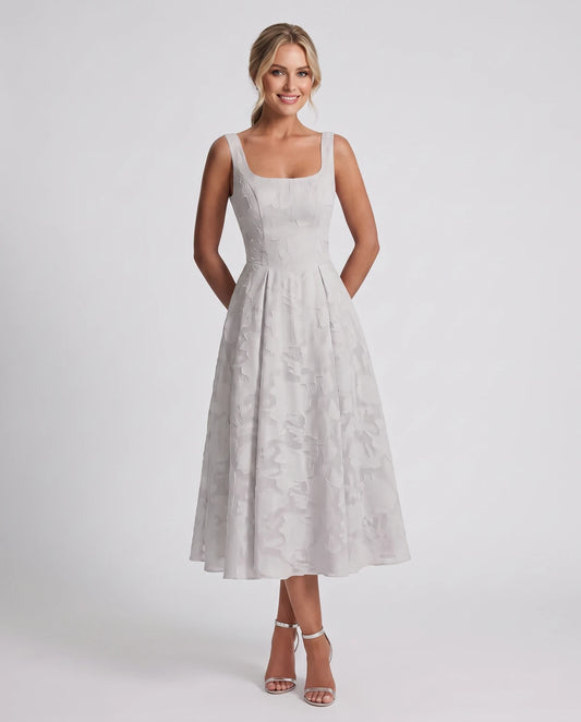 Rosalind Midi Dresses — White