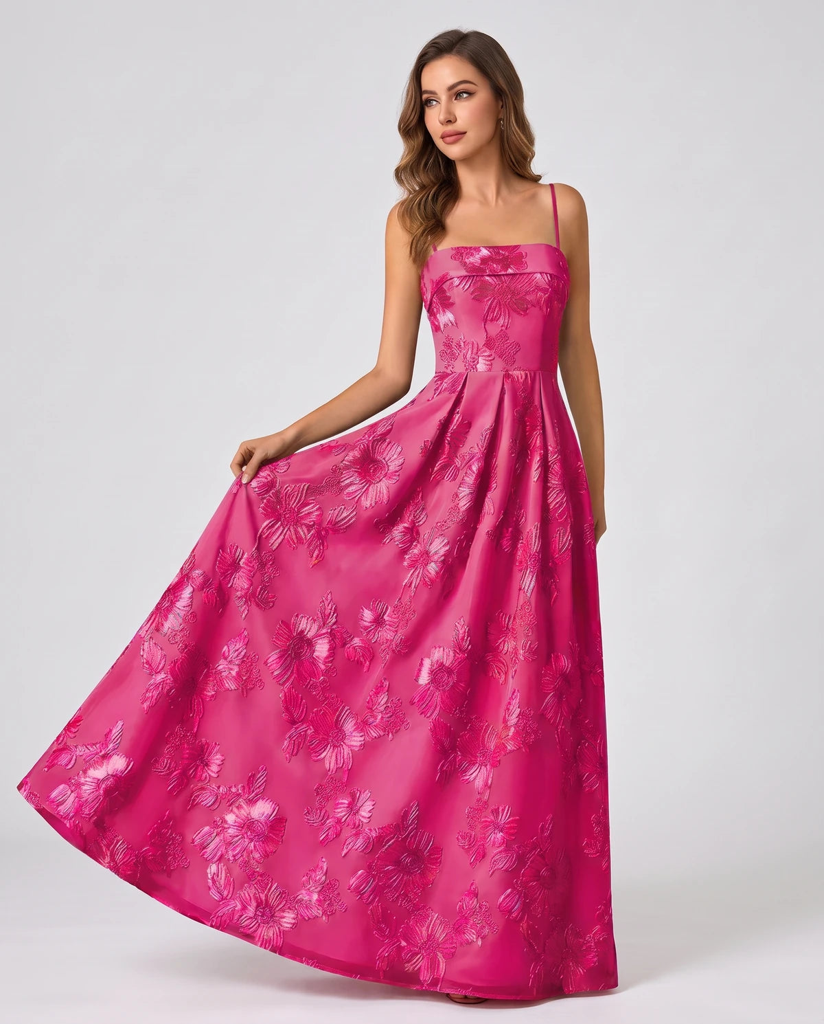 Roseline Maxi Dresses — Hot Pink