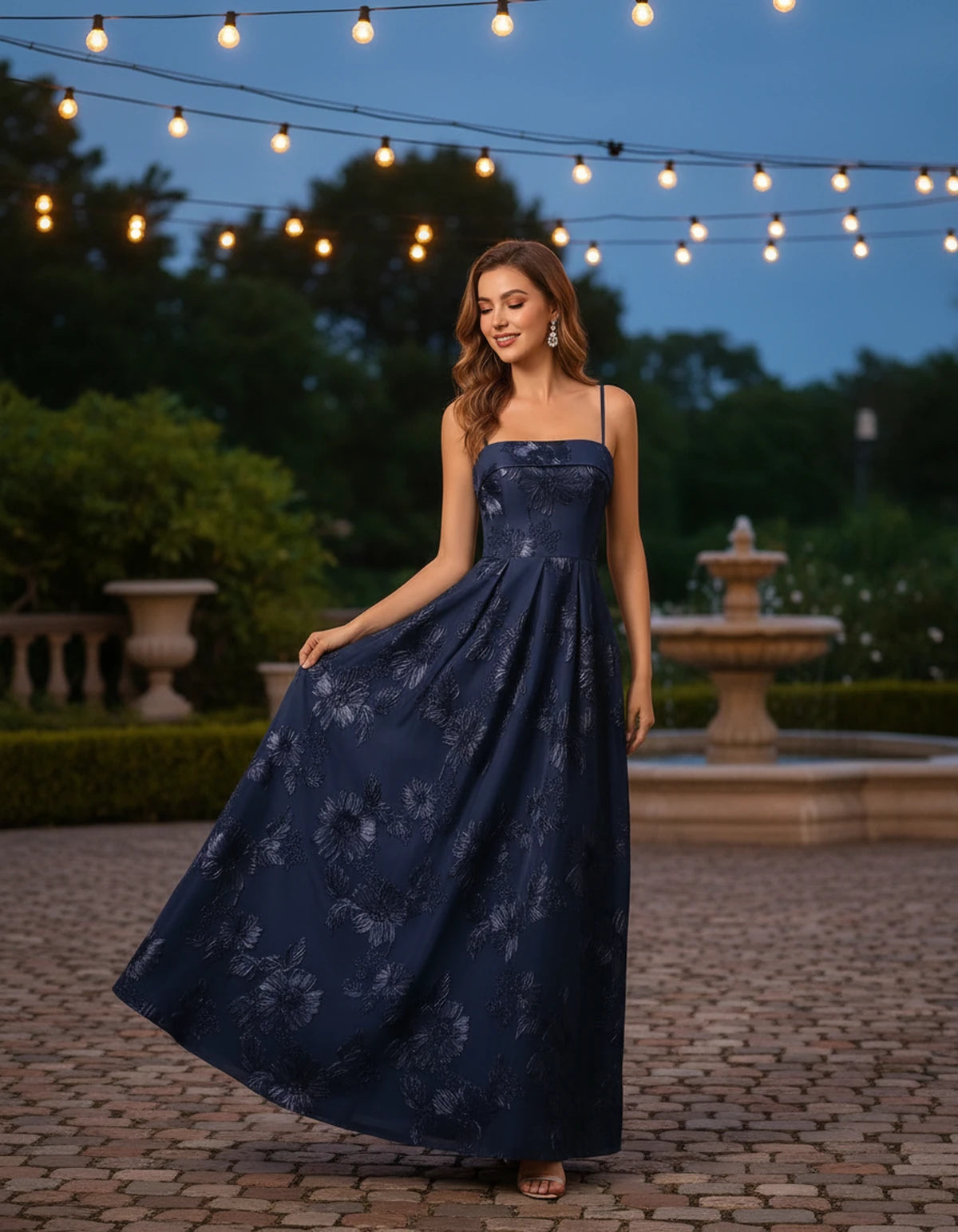 Roseline Maxi Dresses — Navy | SKU: RB-40922a-navy-2,RB-40922a-navy-4,RB-40922a-navy-6,RB-40922a-navy-8,RB-40922a-navy-10,RB-40922a-navy-12,RB-40922a-navy-14,RB-40922a-navy-16,RB-40922a-navy-16W,RB-40922a-navy-18W,RB-40922a-navy-20W,RB-40922a-navy-22W