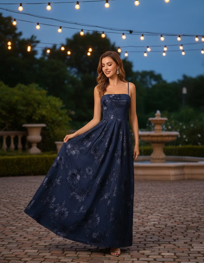 Roseline Maxi Dresses — Navy | SKU: RB-40922a-navy-2,RB-40922a-navy-4,RB-40922a-navy-6,RB-40922a-navy-8,RB-40922a-navy-10,RB-40922a-navy-12,RB-40922a-navy-14,RB-40922a-navy-16,RB-40922a-navy-16W,RB-40922a-navy-18W,RB-40922a-navy-20W,RB-40922a-navy-22W
