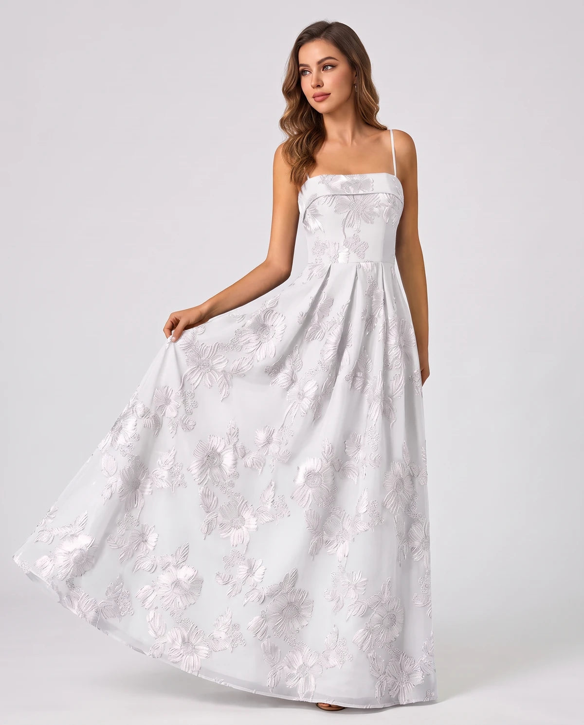 Roseline Maxi Dresses — White