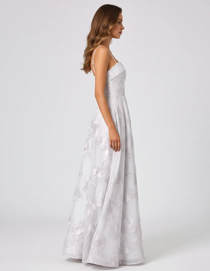Roseline Maxi Dresses — White | SKU: RB-40922a-white-2,RB-40922a-white-4,RB-40922a-white-6,RB-40922a-white-8,RB-40922a-white-10,RB-40922a-white-12,RB-40922a-white-14,RB-40922a-white-16,RB-40922a-white-16W,RB-40922a-white-18W,RB-40922a-white-20W,RB-40922a-white-22W