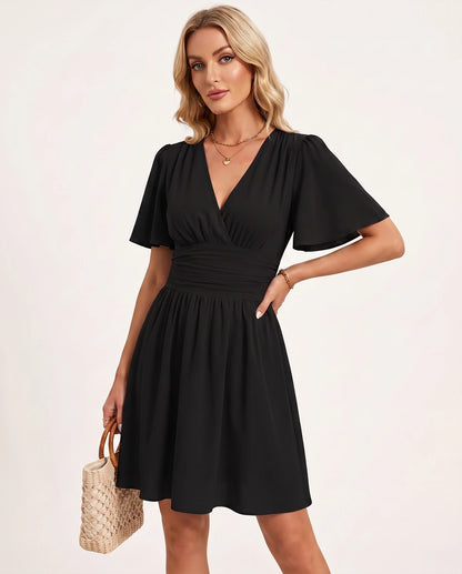Rosemarie Mini Dresses — Black