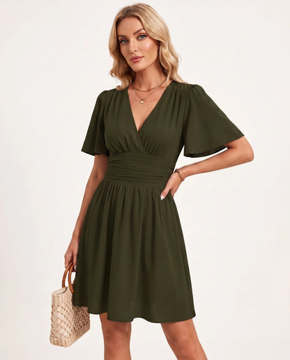 Rosemarie Mini Dresses — Green