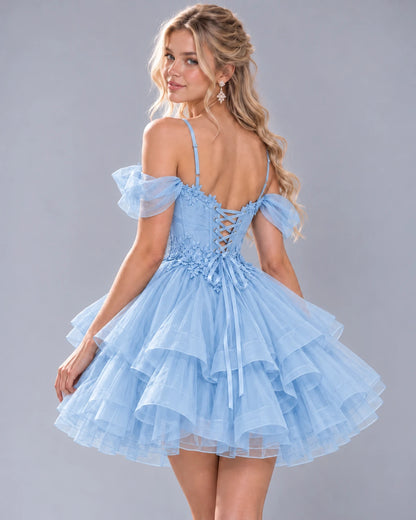 Sabeline Mini Dresses — Light Blue | SKU: RB-b55109-lightb7b-2,RB-b55109-lightb7b-4,RB-b55109-lightb7b-6,RB-b55109-lightb7b-8,RB-b55109-lightb7b-10,RB-b55109-lightb7b-12,RB-b55109-lightb7b-14,RB-b55109-lightb7b-14W,RB-b55109-lightb7b-16,RB-b55109-lightb7b-16W,RB-b55109-lightb7b-18W,RB-b55109-lightb7b-20W