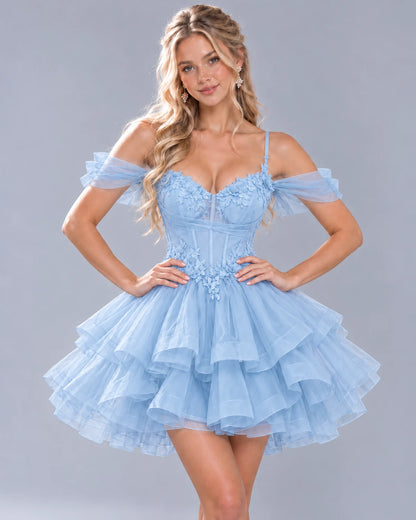 Sabeline Mini Dresses — Light Blue | SKU: RB-b55109-lightb7b-2,RB-b55109-lightb7b-4,RB-b55109-lightb7b-6,RB-b55109-lightb7b-8,RB-b55109-lightb7b-10,RB-b55109-lightb7b-12,RB-b55109-lightb7b-14,RB-b55109-lightb7b-14W,RB-b55109-lightb7b-16,RB-b55109-lightb7b-16W,RB-b55109-lightb7b-18W,RB-b55109-lightb7b-20W