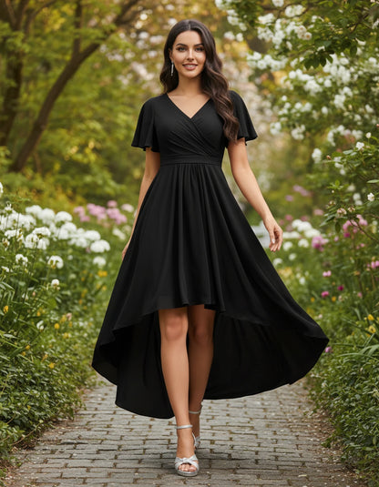 Saskia Midi Dresses — Black | SKU: RB-1088d7-black-2,RB-1088d7-black-4,RB-1088d7-black-6,RB-1088d7-black-8,RB-1088d7-black-10,RB-1088d7-black-12,RB-1088d7-black-14,RB-1088d7-black-16,RB-1088d7-black-16W,RB-1088d7-black-18W