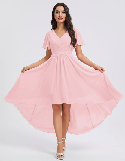 Saskia Midi Dresses — Pink | SKU: RB-1088d7-pink-2,RB-1088d7-pink-4,RB-1088d7-pink-6,RB-1088d7-pink-8,RB-1088d7-pink-10,RB-1088d7-pink-12,RB-1088d7-pink-14,RB-1088d7-pink-16,RB-1088d7-pink-16W,RB-1088d7-pink-18W