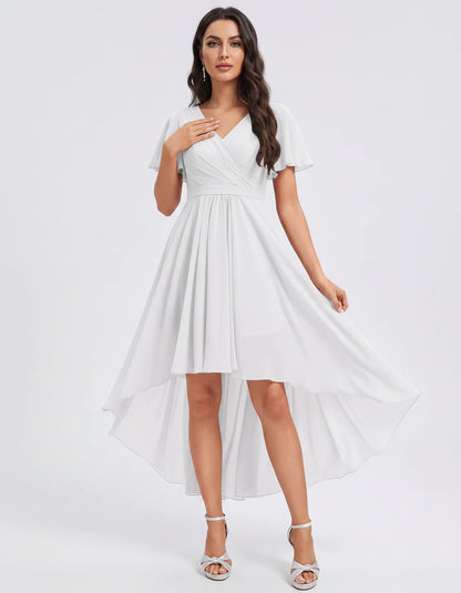 Saskia Midi Dresses — White | SKU: RB-1088d7-white-2,RB-1088d7-white-4,RB-1088d7-white-6,RB-1088d7-white-8,RB-1088d7-white-10,RB-1088d7-white-12,RB-1088d7-white-14,RB-1088d7-white-16,RB-1088d7-white-16W,RB-1088d7-white-18W