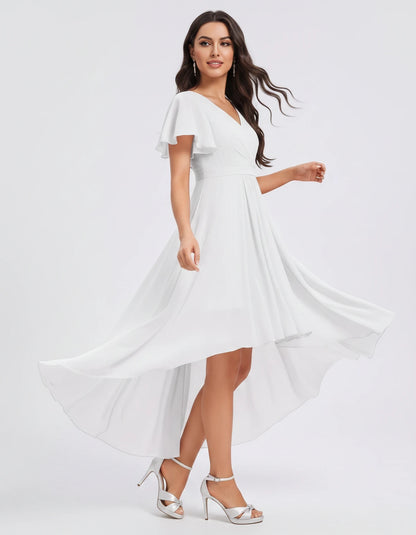 Saskia Midi Dresses — White | SKU: RB-1088d7-white-2,RB-1088d7-white-4,RB-1088d7-white-6,RB-1088d7-white-8,RB-1088d7-white-10,RB-1088d7-white-12,RB-1088d7-white-14,RB-1088d7-white-16,RB-1088d7-white-16W,RB-1088d7-white-18W