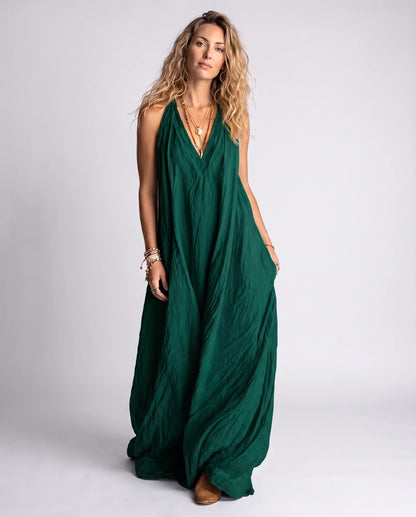 Savannah Maxi Dresses — Dark Green
