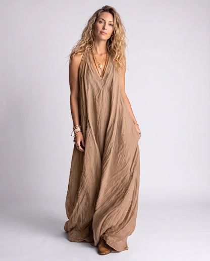 Savannah Maxi Dresses — Khaki