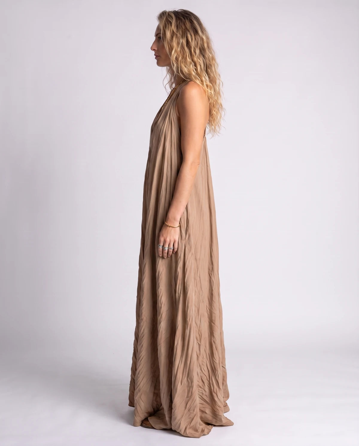 Savannah Maxi Dresses — Khaki | SKU: RB-9a06ec-khaki-XS,RB-9a06ec-khaki-S,RB-9a06ec-khaki-M,RB-9a06ec-khaki-L,RB-9a06ec-khaki-XL,RB-9a06ec-khaki-2XL