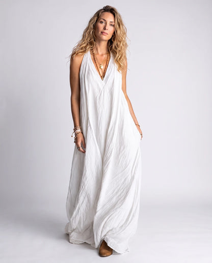 Savannah Maxi Dresses — White