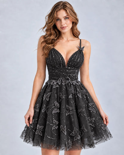Seraphina Mini Dresses — Black