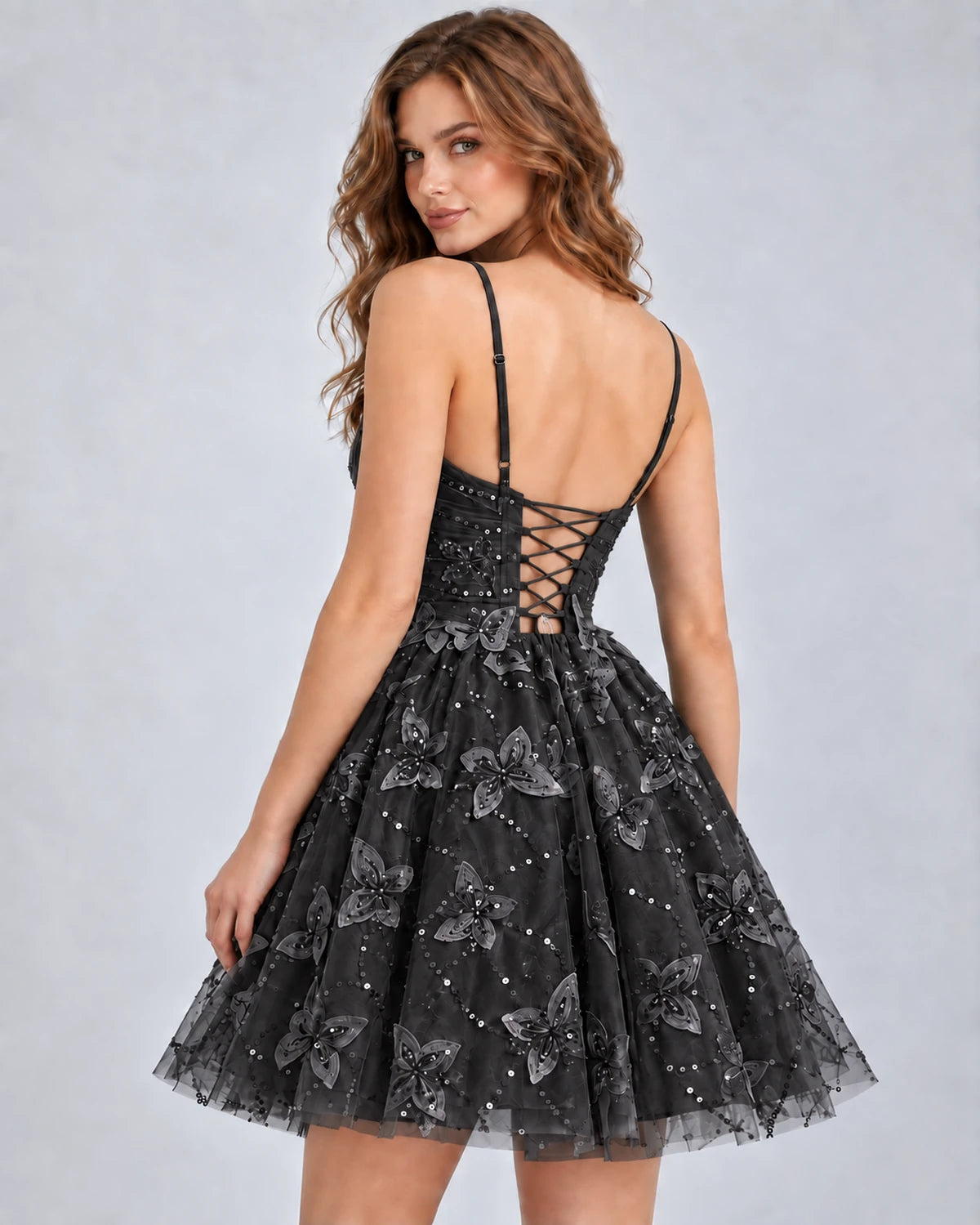 Seraphina Mini Dresses — Black | SKU: RB-864b27-black-2,RB-864b27-black-4,RB-864b27-black-6,RB-864b27-black-8,RB-864b27-black-10,RB-864b27-black-12,RB-864b27-black-14,RB-864b27-black-16,RB-864b27-black-16W,RB-864b27-black-18W,RB-864b27-black-20W,RB-864b27-black-22W