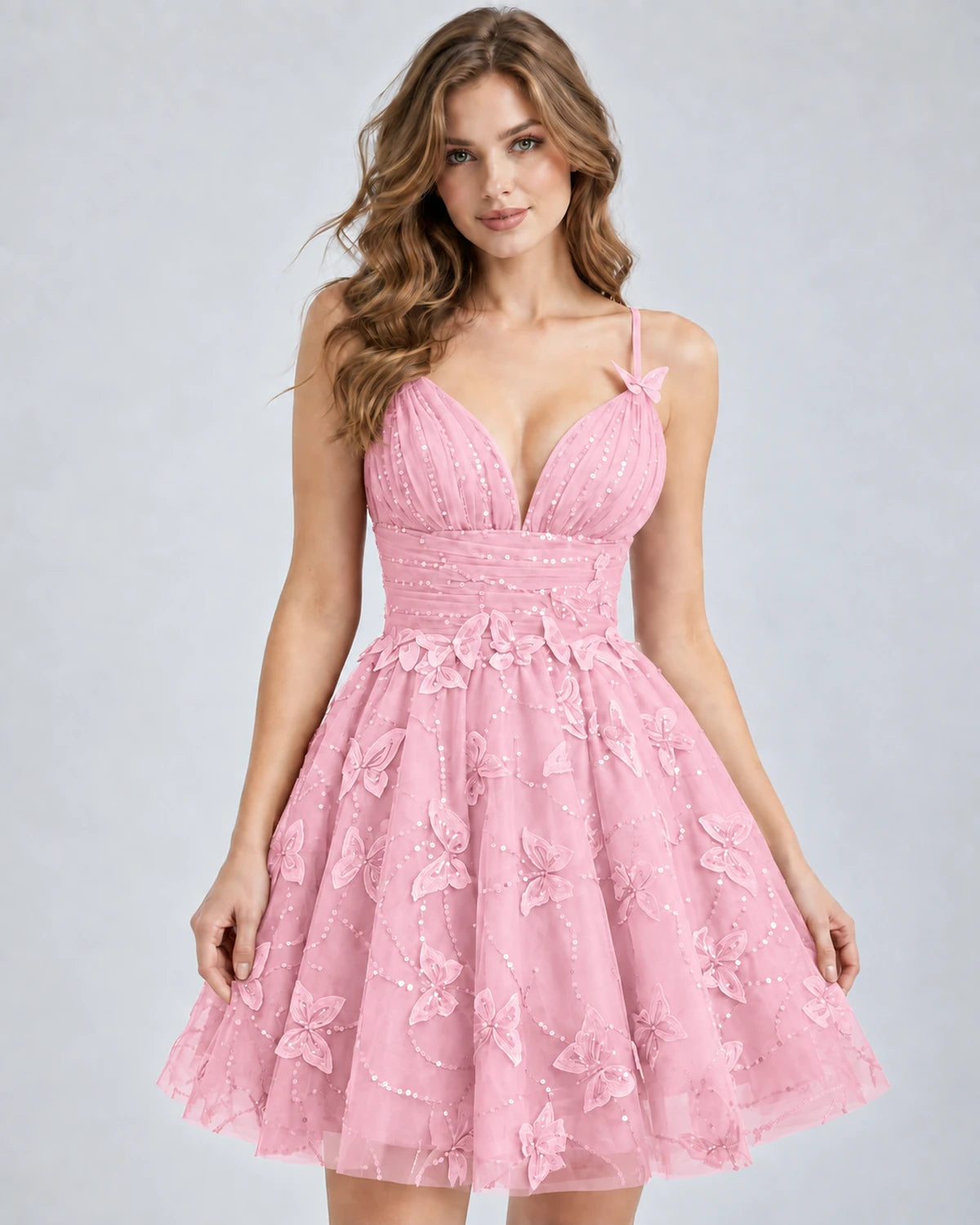 Seraphina Mini Dresses — Pink