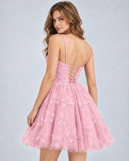 Seraphina Mini Dresses — Pink | SKU: RB-864b27-pink-2,RB-864b27-pink-4,RB-864b27-pink-6,RB-864b27-pink-8,RB-864b27-pink-10,RB-864b27-pink-12,RB-864b27-pink-14,RB-864b27-pink-16,RB-864b27-pink-16W,RB-864b27-pink-18W,RB-864b27-pink-20W,RB-864b27-pink-22W