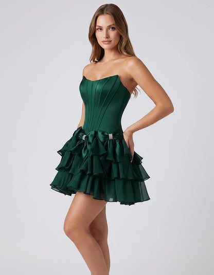 Blue,army Green,black,green,purple,white,ilac,orange Satin Skater Long Sleeve Mini Dress | Black-Tie Events, Party Nights & B | SKU: SM-684295173846520-GREEN-L,SM-684295173846520-GREEN-M,SM-684295173846520-GREEN-S,SM-684295173846520-GREEN-XL,SM-684295173846520-GREEN-XS