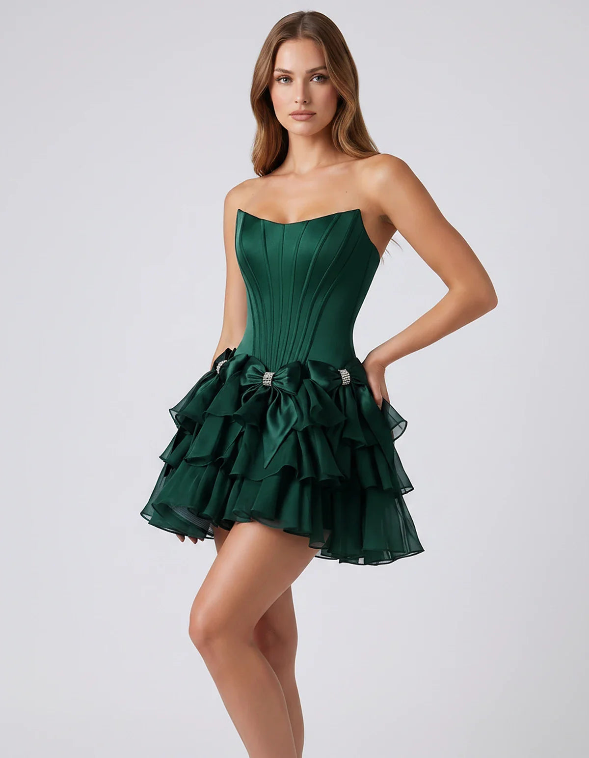Blue,army Green,black,green,purple,white,ilac,orange Satin Skater Long Sleeve Mini Dress | Black-Tie Events, Party Nights & B | SKU: SM-684295173846520-GREEN-L,SM-684295173846520-GREEN-M,SM-684295173846520-GREEN-S,SM-684295173846520-GREEN-XL,SM-684295173846520-GREEN-XS