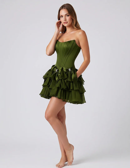 Blue,army Green,black,green,purple,white,ilac,orange Satin Skater Long Sleeve Mini Dress | Black-Tie Events, Party Nights & B | SKU: SM-684295173846520-ARMYGREEN-L,SM-684295173846520-ARMYGREEN-M,SM-684295173846520-ARMYGREEN-S,SM-684295173846520-ARMYGREEN-XL,SM-684295173846520-ARMYGREEN-XS