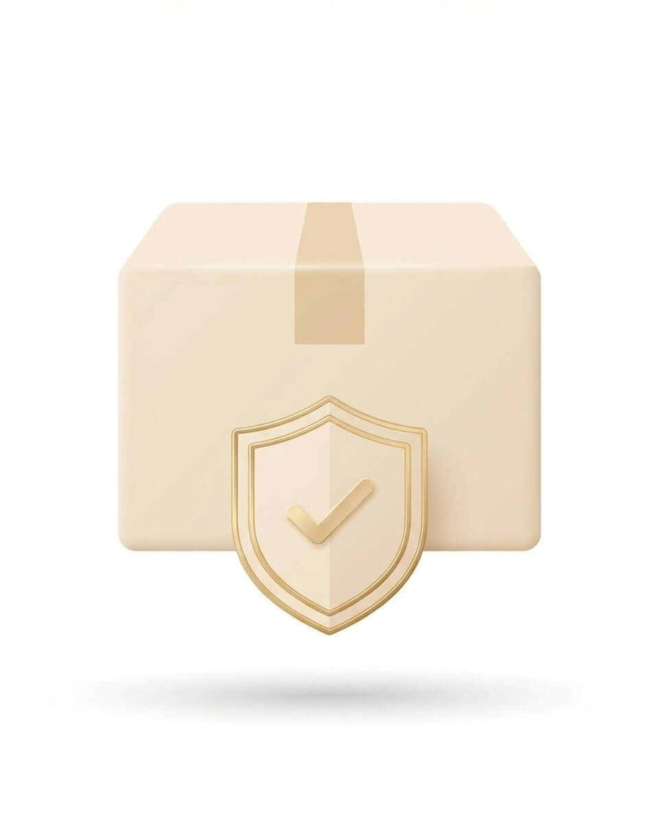 Shipping Protection box shield ensuring safe delivery of packages with RAMBLION brand trust, ideal for secure shipping.