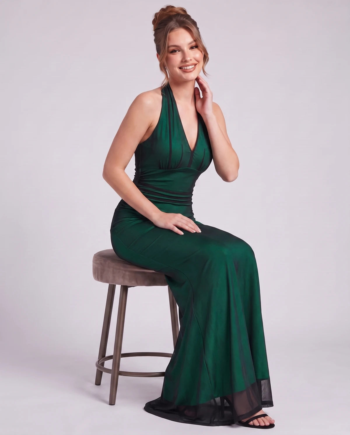 Sicilia Maxi Dresses — Green | SKU: RB-1294c5-green-XS,RB-1294c5-green-S,RB-1294c5-green-M,RB-1294c5-green-L