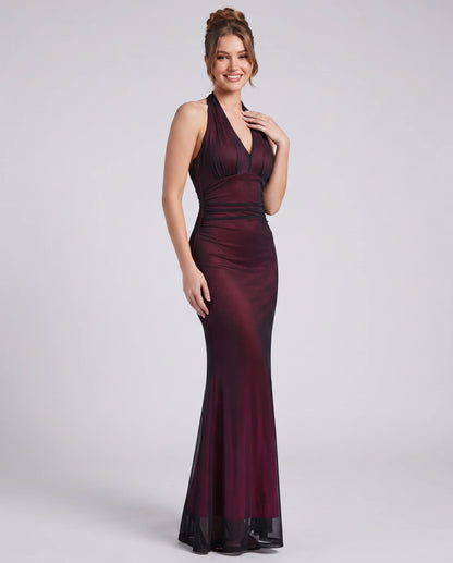Sicilia Maxi Dresses — Wine | SKU: RB-1294c5-wine-XS,RB-1294c5-wine-S,RB-1294c5-wine-M,RB-1294c5-wine-L