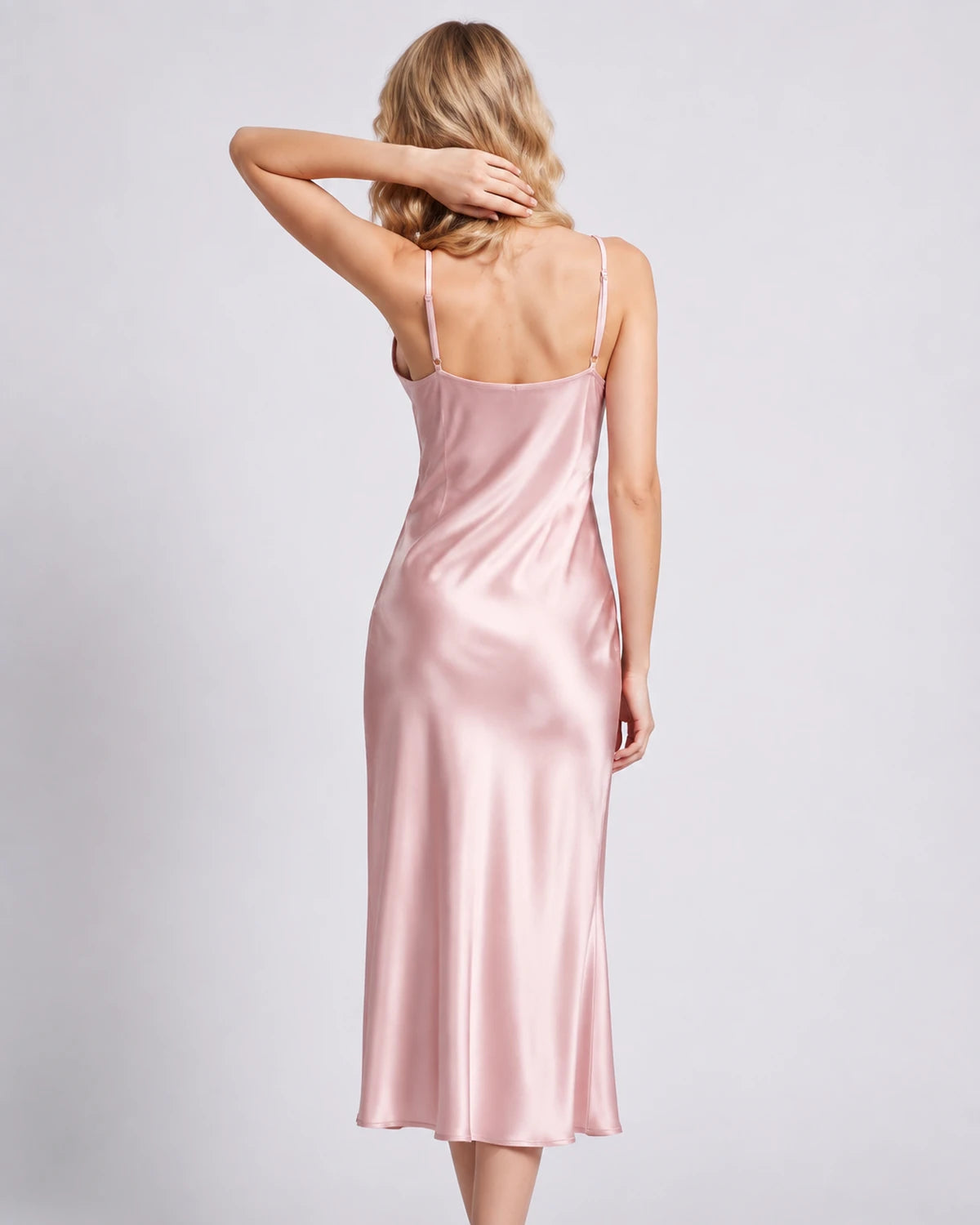 Solenne Maxi Dresses — Pink | SKU: RB-e5c17e-pink-XS,RB-e5c17e-pink-S,RB-e5c17e-pink-M,RB-e5c17e-pink-L,RB-e5c17e-pink-XL,RB-e5c17e-pink-2XL