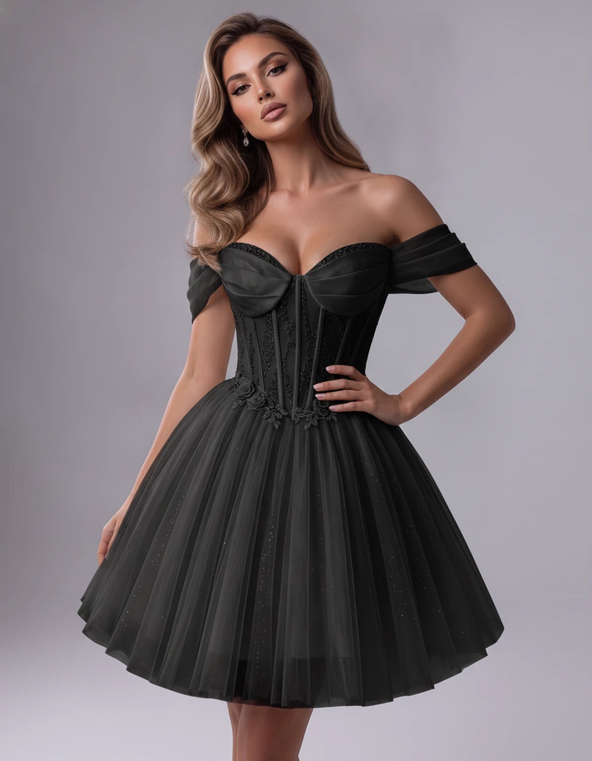Solstice Midi Dresses — Black | SKU: RB-4b290d-black-2,RB-4b290d-black-4,RB-4b290d-black-6,RB-4b290d-black-8,RB-4b290d-black-10,RB-4b290d-black-12,RB-4b290d-black-14,RB-4b290d-black-14W,RB-4b290d-black-16,RB-4b290d-black-16W,RB-4b290d-black-18W,RB-4b290d-black-20W