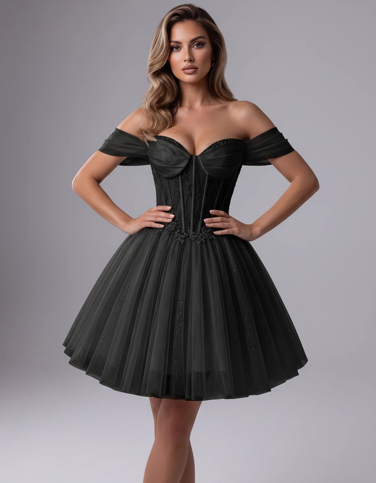 Solstice Midi Dresses — Black | SKU: RB-4b290d-black-2,RB-4b290d-black-4,RB-4b290d-black-6,RB-4b290d-black-8,RB-4b290d-black-10,RB-4b290d-black-12,RB-4b290d-black-14,RB-4b290d-black-14W,RB-4b290d-black-16,RB-4b290d-black-16W,RB-4b290d-black-18W,RB-4b290d-black-20W