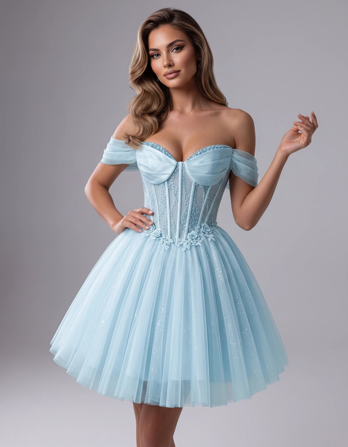 Solstice Midi Dresses — Light Blue | SKU: RB-4b290d-lightb7b-2,RB-4b290d-lightb7b-4,RB-4b290d-lightb7b-6,RB-4b290d-lightb7b-8,RB-4b290d-lightb7b-10,RB-4b290d-lightb7b-12,RB-4b290d-lightb7b-14,RB-4b290d-lightb7b-14W,RB-4b290d-lightb7b-16,RB-4b290d-lightb7b-16W,RB-4b290d-lightb7b-18W,RB-4b290d-lightb7b-20W