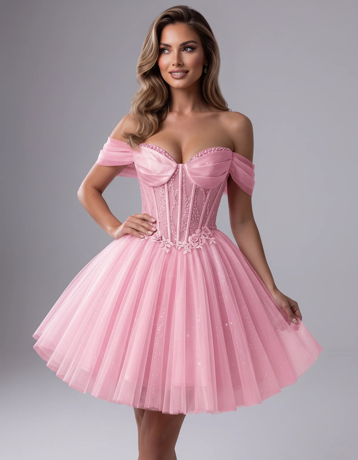 Solstice Midi Dresses — Pink | SKU: RB-4b290d-pink-2,RB-4b290d-pink-4,RB-4b290d-pink-6,RB-4b290d-pink-8,RB-4b290d-pink-10,RB-4b290d-pink-12,RB-4b290d-pink-14,RB-4b290d-pink-14W,RB-4b290d-pink-16,RB-4b290d-pink-16W,RB-4b290d-pink-18W,RB-4b290d-pink-20W