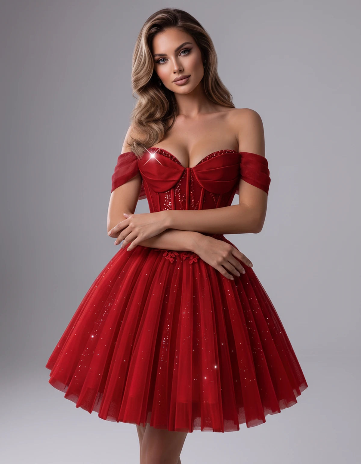 Solstice Midi Dresses — Red | SKU: RB-4b290d-red-2,RB-4b290d-red-4,RB-4b290d-red-6,RB-4b290d-red-8,RB-4b290d-red-10,RB-4b290d-red-12,RB-4b290d-red-14,RB-4b290d-red-14W,RB-4b290d-red-16,RB-4b290d-red-16W,RB-4b290d-red-18W,RB-4b290d-red-20W