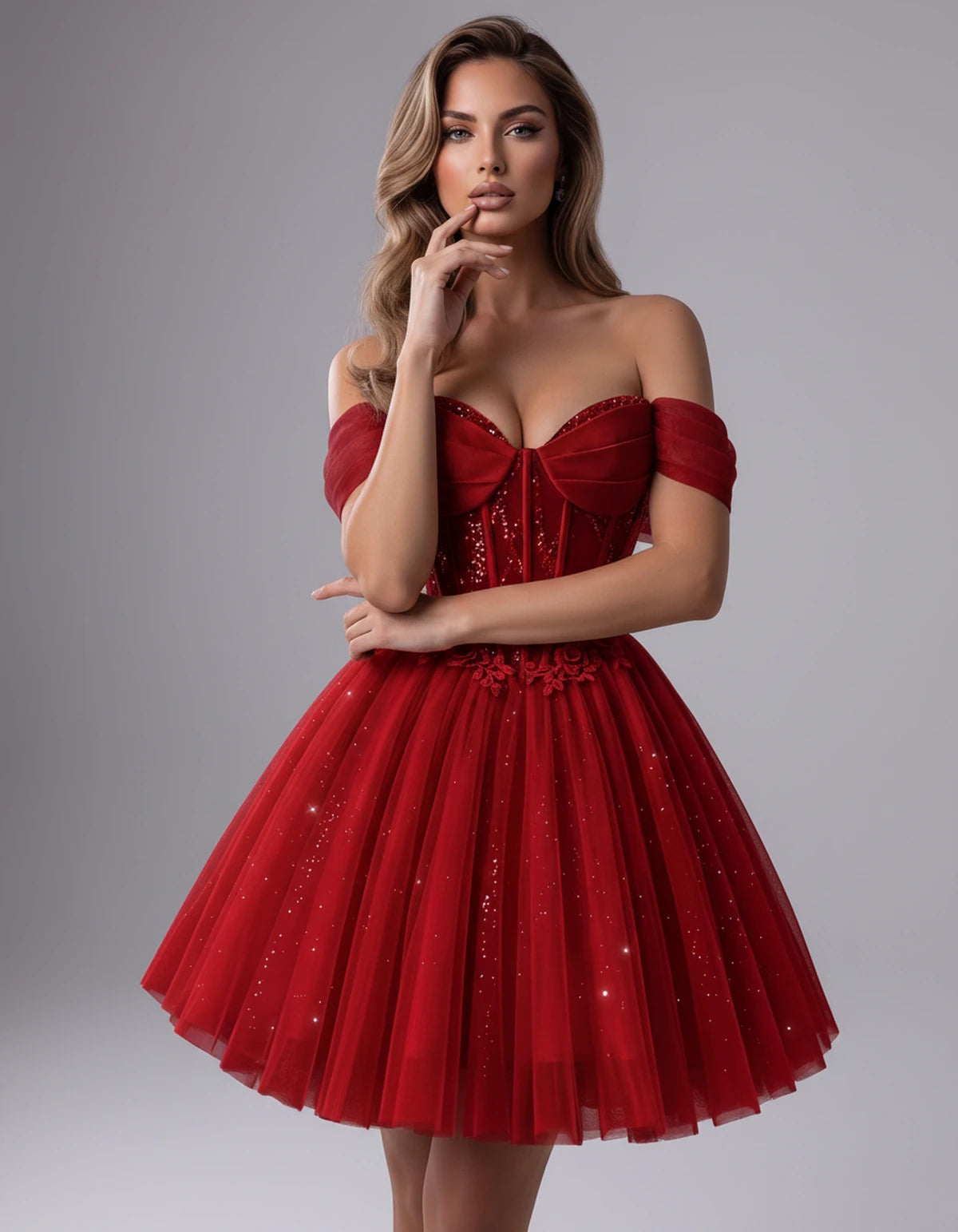 Solstice Midi Dresses — Red | SKU: RB-4b290d-red-2,RB-4b290d-red-4,RB-4b290d-red-6,RB-4b290d-red-8,RB-4b290d-red-10,RB-4b290d-red-12,RB-4b290d-red-14,RB-4b290d-red-14W,RB-4b290d-red-16,RB-4b290d-red-16W,RB-4b290d-red-18W,RB-4b290d-red-20W