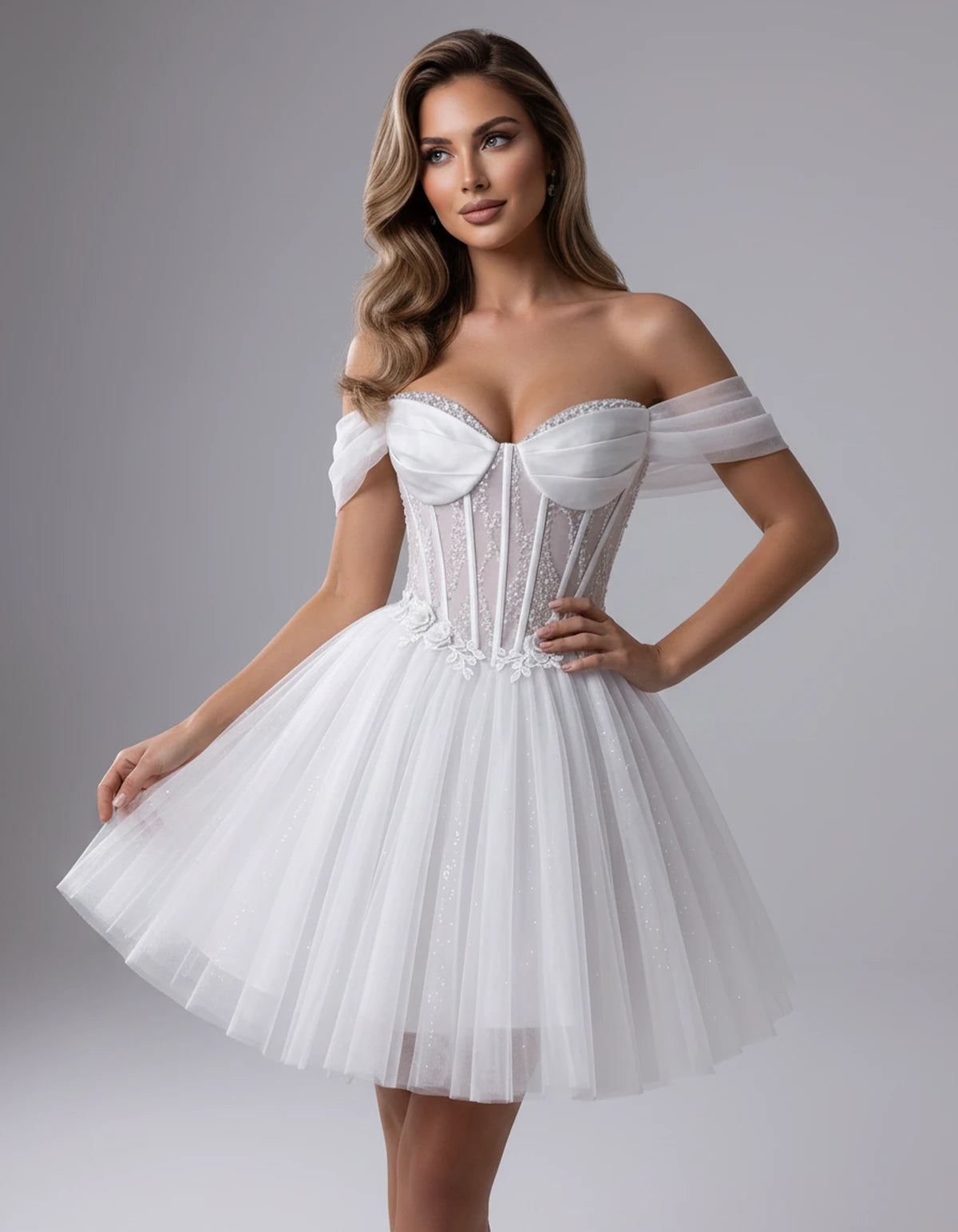 Solstice Midi Dresses — White | SKU: RB-4b290d-white-2,RB-4b290d-white-4,RB-4b290d-white-6,RB-4b290d-white-8,RB-4b290d-white-10,RB-4b290d-white-12,RB-4b290d-white-14,RB-4b290d-white-14W,RB-4b290d-white-16,RB-4b290d-white-16W,RB-4b290d-white-18W,RB-4b290d-white-20W
