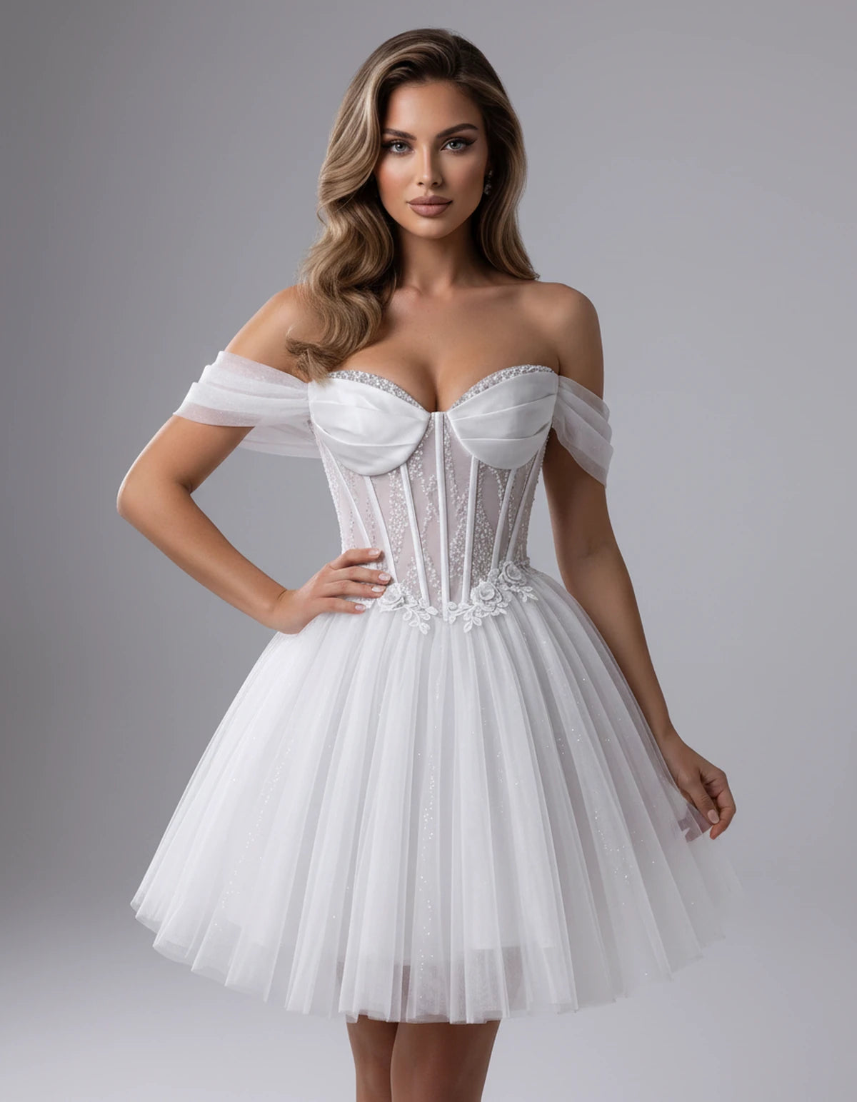 Solstice Midi Dresses — White | SKU: RB-4b290d-white-2,RB-4b290d-white-4,RB-4b290d-white-6,RB-4b290d-white-8,RB-4b290d-white-10,RB-4b290d-white-12,RB-4b290d-white-14,RB-4b290d-white-14W,RB-4b290d-white-16,RB-4b290d-white-16W,RB-4b290d-white-18W,RB-4b290d-white-20W