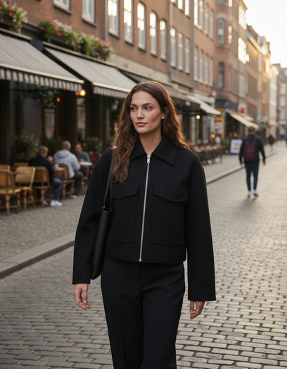 Sorbonne Jacket — Black | SKU: RB-e19488-black-XS,RB-e19488-black-S,RB-e19488-black-M,RB-e19488-black-L