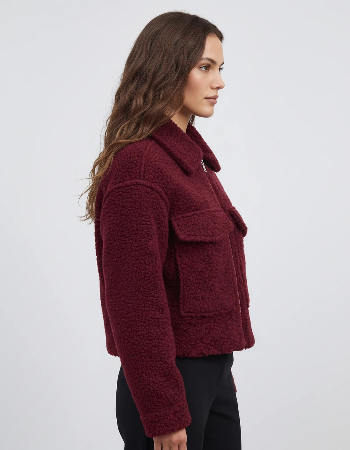 Sorbonne Jacket — Burgundy | SKU: RB-e19488-burgundy-XS,RB-e19488-burgundy-S,RB-e19488-burgundy-M,RB-e19488-burgundy-L