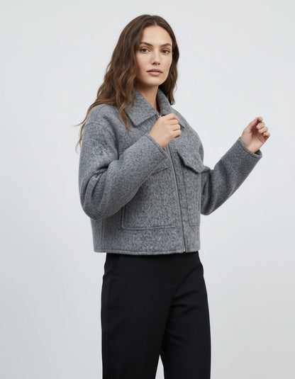 Sorbonne Jacket — Grey | SKU: RB-e19488-grey-XS,RB-e19488-grey-S,RB-e19488-grey-M,RB-e19488-grey-L