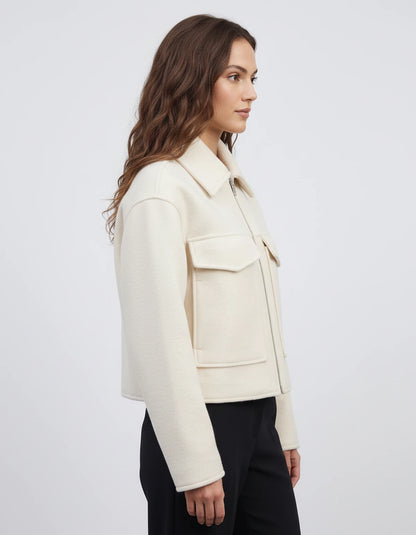 Sorbonne Jacket — White | SKU: RB-e19488-white-XS,RB-e19488-white-S,RB-e19488-white-M,RB-e19488-white-L