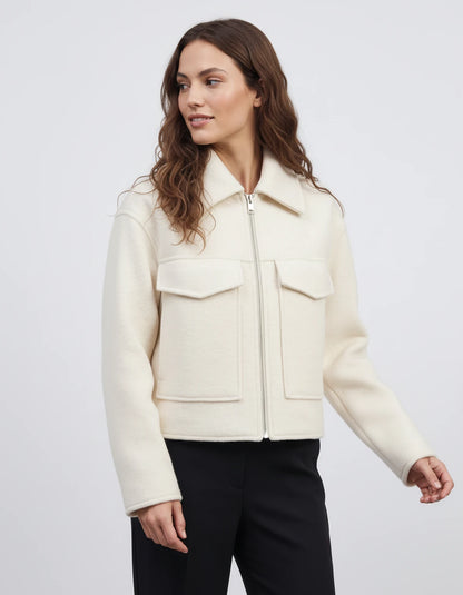 Sorbonne Jacket — White | SKU: RB-e19488-white-XS,RB-e19488-white-S,RB-e19488-white-M,RB-e19488-white-L
