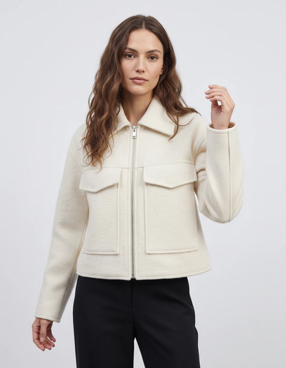 Sorbonne Jacket — White | SKU: RB-e19488-white-XS,RB-e19488-white-S,RB-e19488-white-M,RB-e19488-white-L