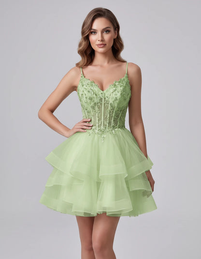 Sylvaine Mini Dresses — Dark Sage Green | SKU: RB-9089a3-darksa8f-2,RB-9089a3-darksa8f-4,RB-9089a3-darksa8f-6,RB-9089a3-darksa8f-8,RB-9089a3-darksa8f-10,RB-9089a3-darksa8f-12,RB-9089a3-darksa8f-14,RB-9089a3-darksa8f-16,RB-9089a3-darksa8f-16W,RB-9089a3-darksa8f-18W,RB-9089a3-darksa8f-20W,RB-9089a3-darksa8f-22W